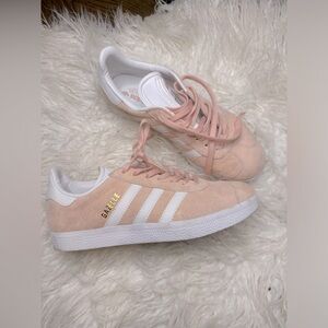 Adidas Gazelle in soft pink suede. Size 6.5